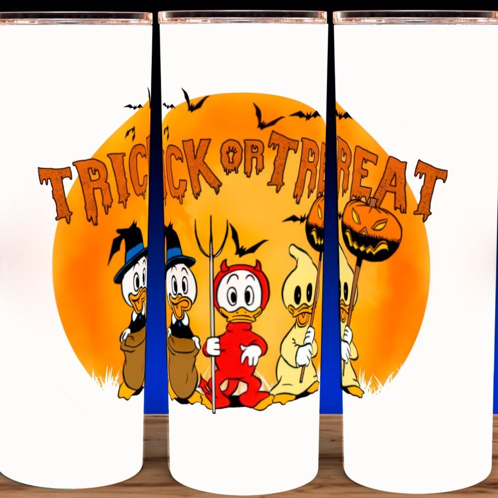 Duck Tales Trick or Treat Halloween Cup Mug Tumbler